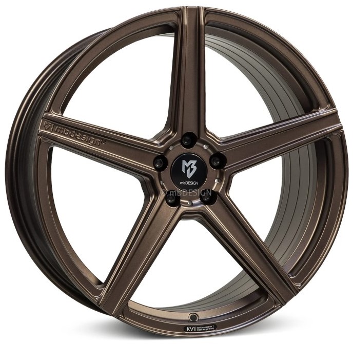 mbDESIGN KV1 S 21x10.5 ET45 5x112 Bronze Seidenmatt