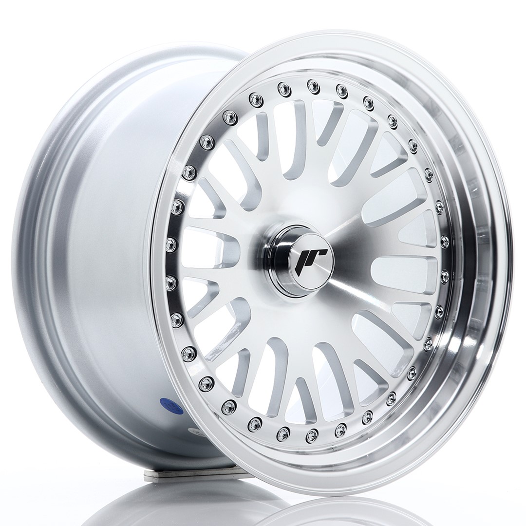Japan Racing JR10 15x8 ET20 Argent Face Usinée (entraxe au choix)