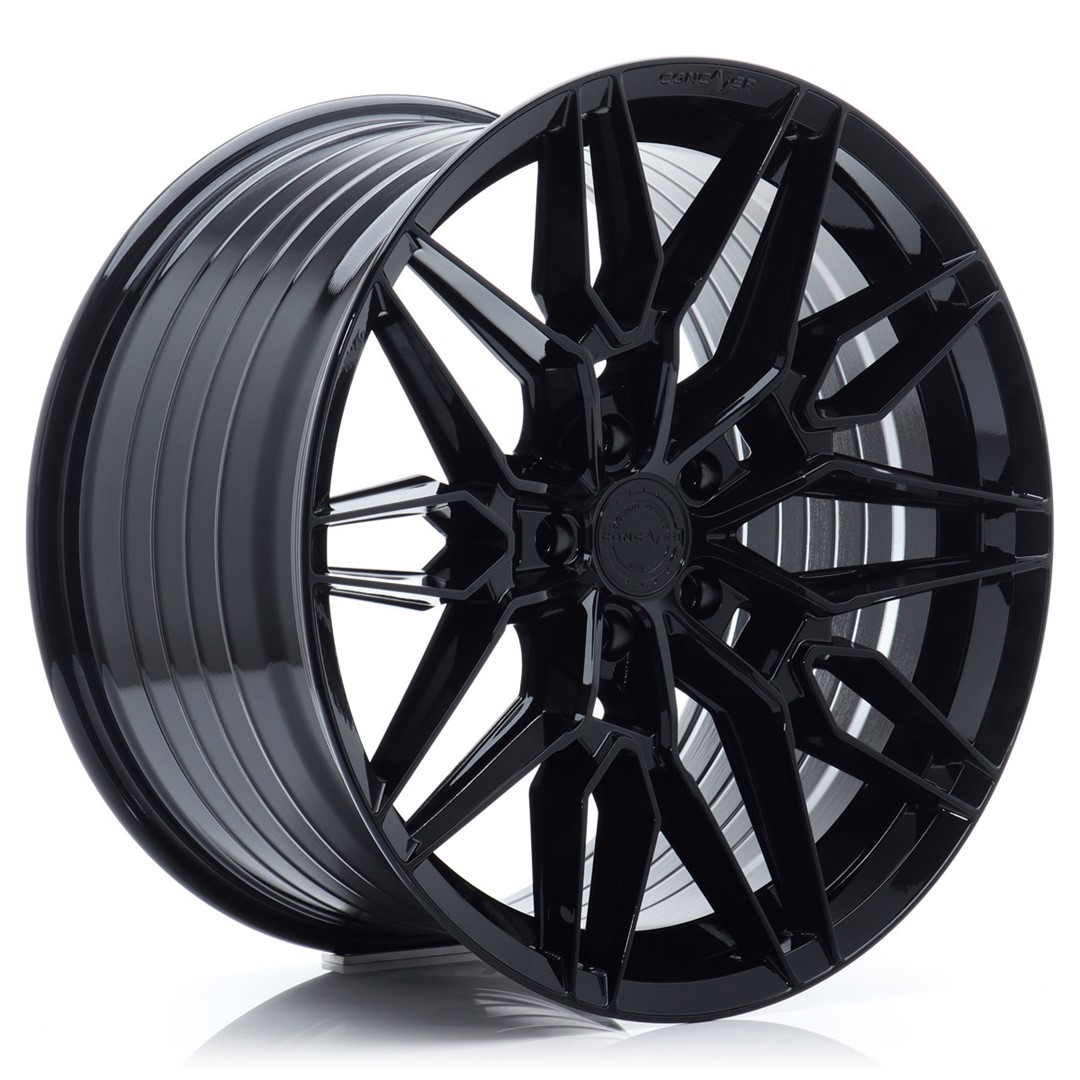 Concaver CVR6 19x9 ET20-51 Noir Platine (ET et entraxe sélectionnables librement)