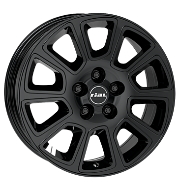 Rial TRANSPORTER 2 18x7.5 ET64 5x118 Diamant Schwarz