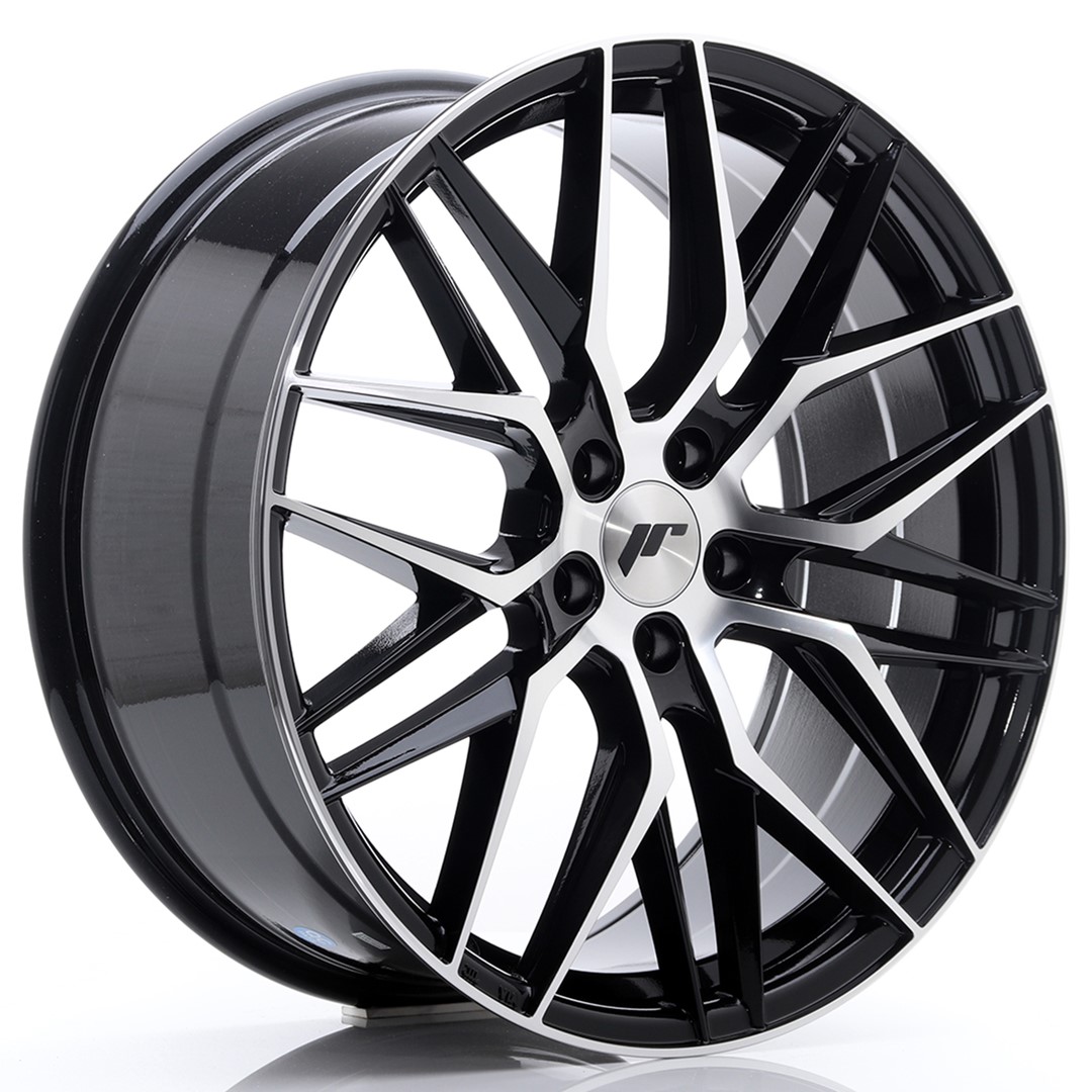 Japan Racing JR28 20x8.5 ET40 5x114.3 Gloss Black Machined Face