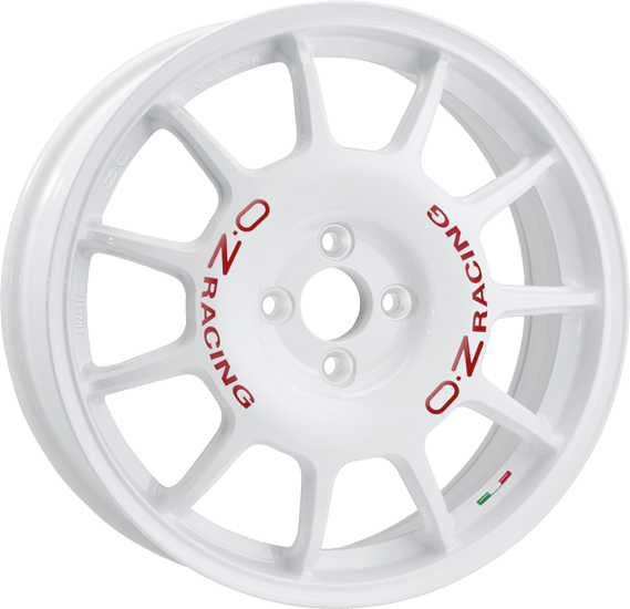 OZ LEGGENDA 17X7 ET30 4X100 WHITE RED LETTERING