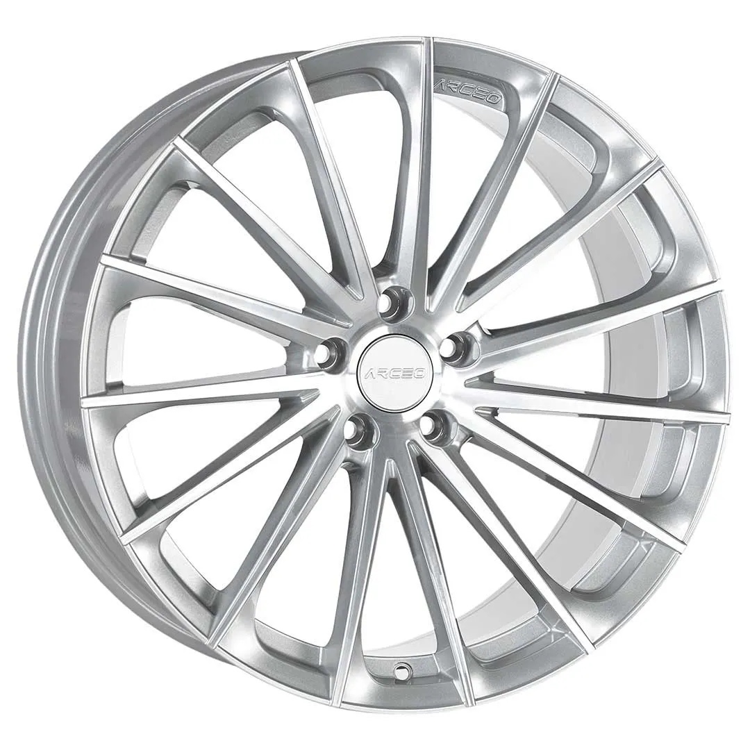 Arceo BERLIN 19x8.5 ET38 5x114.3 Argento Diamantato