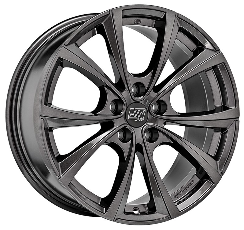 MSW 27T 18x8.5 ET32.5 5x114.3 Gris Foncé Brillant
