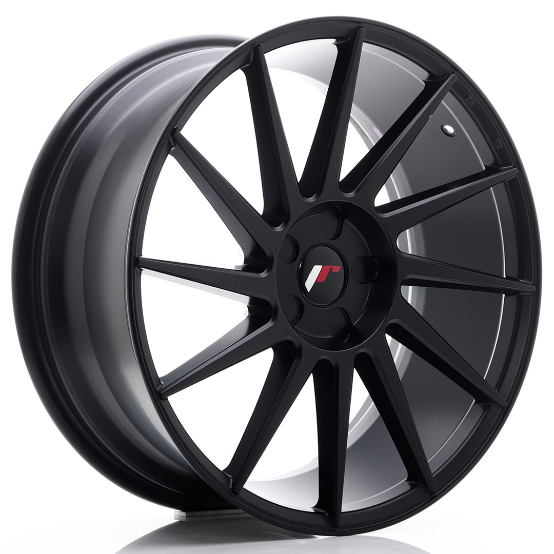 Japan Racing JR22 20x8.5 ET20-40 Noir Mat (ET et entraxe sélectionnables librement)