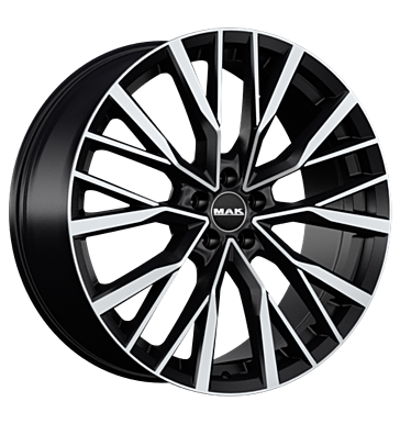 MAK KENT 20x8.5 ET43 5x120 Black Mirror