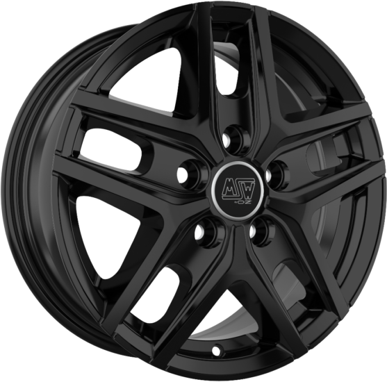 MSW 40 VAN 16x6.5 ET50 5x112 Noir brillant