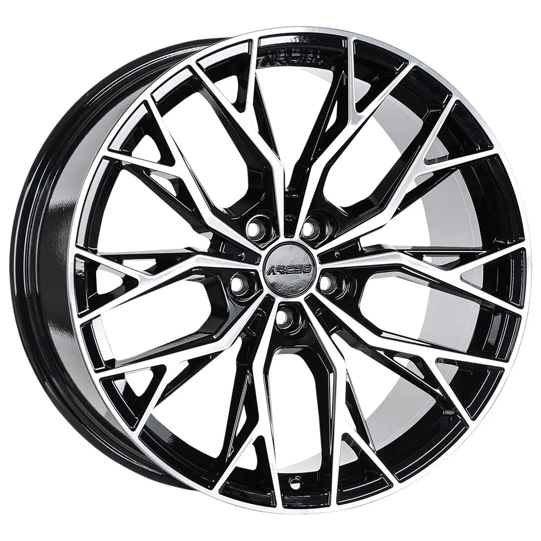 Arceo ROMA 20x10 ET40 5x112 Black Diamond
