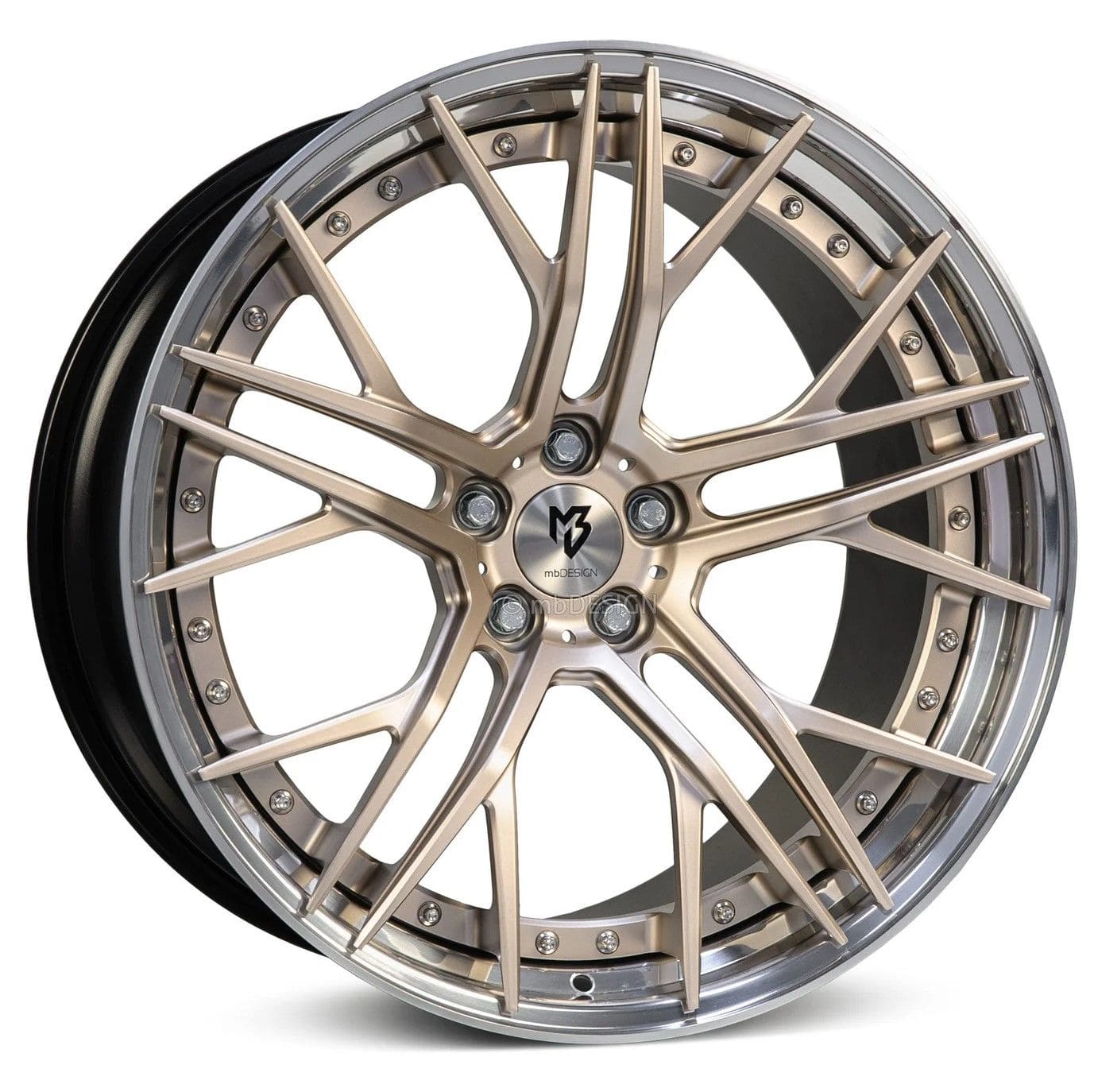 mbDesign SF1.3 in Rosegold Matt Aussenbett Poliert Farbe