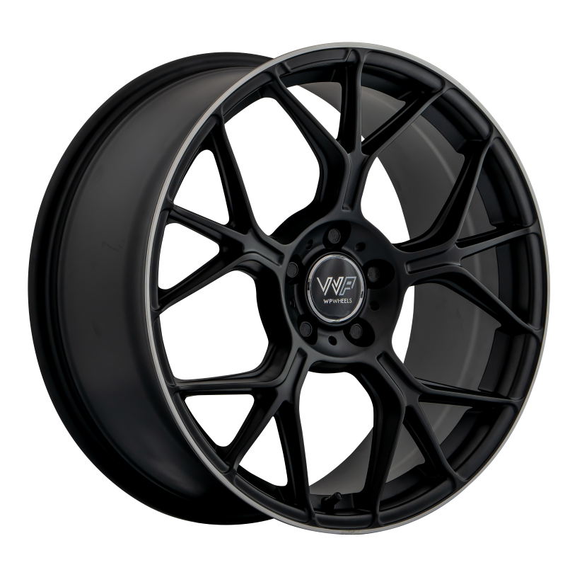 WP Wheels 470 20x9.5 ET45 5x112 Matt-Schwarz Randpoliert