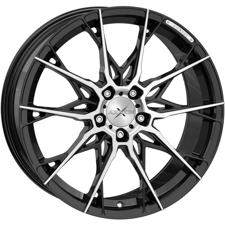 Axxion X1 19x8.5 ET35 5x112 Noir Poli Brillant