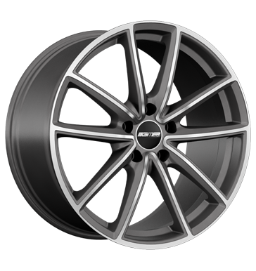 GMP TITAN 20x11 ET52 5x130 Anthracite Diamond