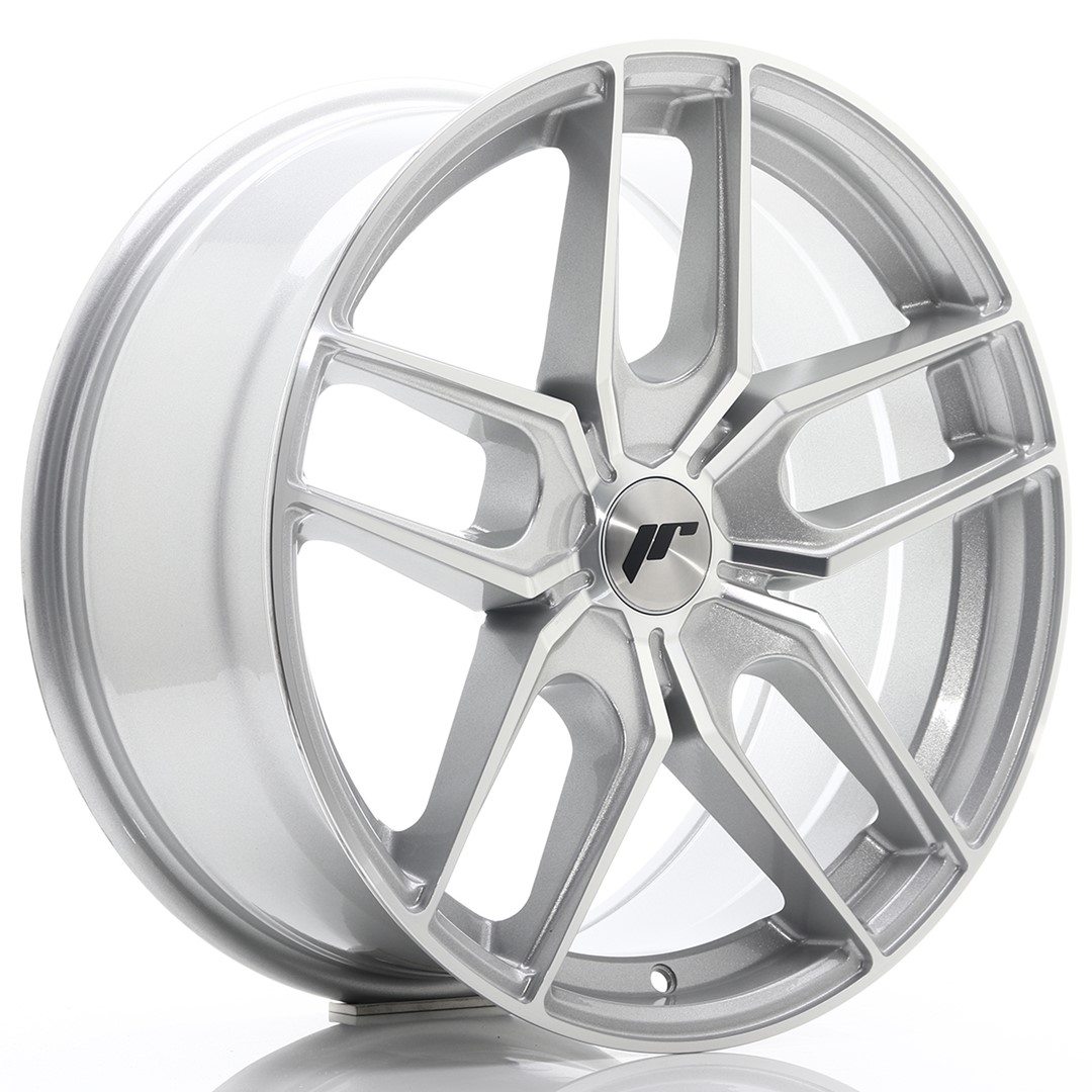 Japan Racing JR25 18x8.5 ET20-40 Argent Poli (ET et entraxe sélectionnables librement)
