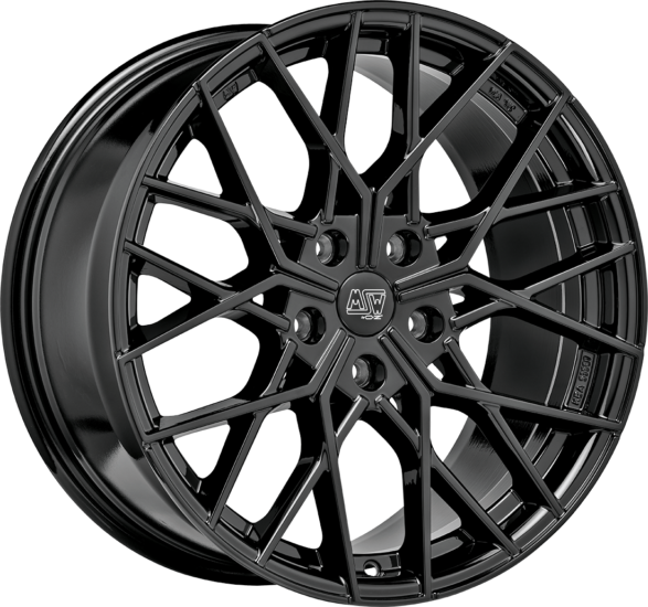 MSW 74 19x10 ET40 5x112 Noir Brillant