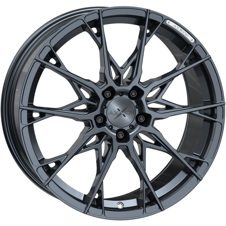 Axxion X1 19x8.5 ET45 5x112 Smoke Brushed Aluminiumsilber