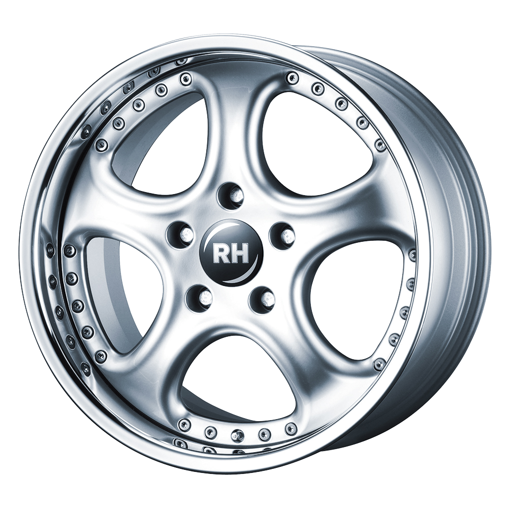 RH RAL CUP 18x10 ET54 5x130 Silber/Horn Edelstahl