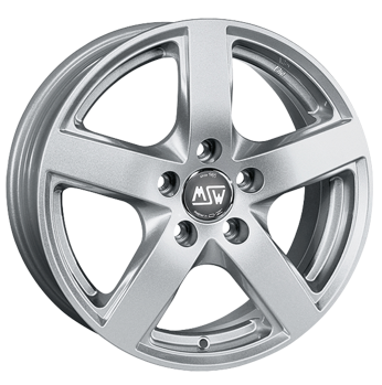 MSW 55 16x6.5 ET41 5x115 Full Silver