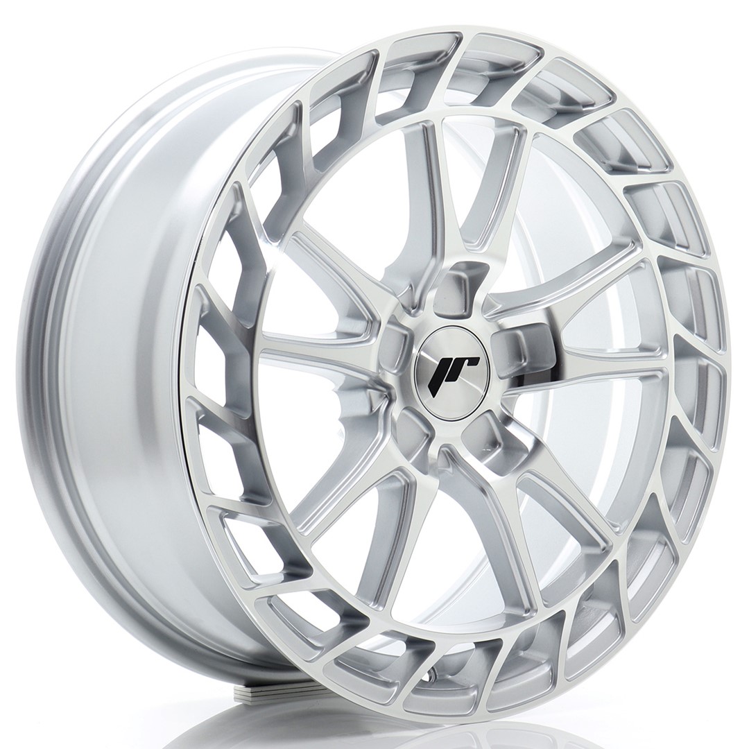 Japan Racing JR45 18x8 ET25-45 Argent Face Usinée (ET et entraxe sélectionnables)