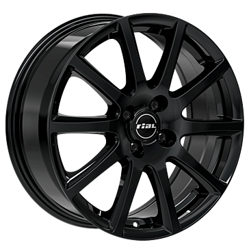Rial MILANO 14x5.5 ET35 4x100 Noir Diamant