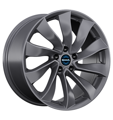 MAK SOLAR 18x8.5 ET38 5x114.3 Gris Canon Brillant