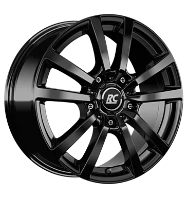 RCDesign RC25T 16x6.5 ET40 5x127 Noir Brillant (SG)