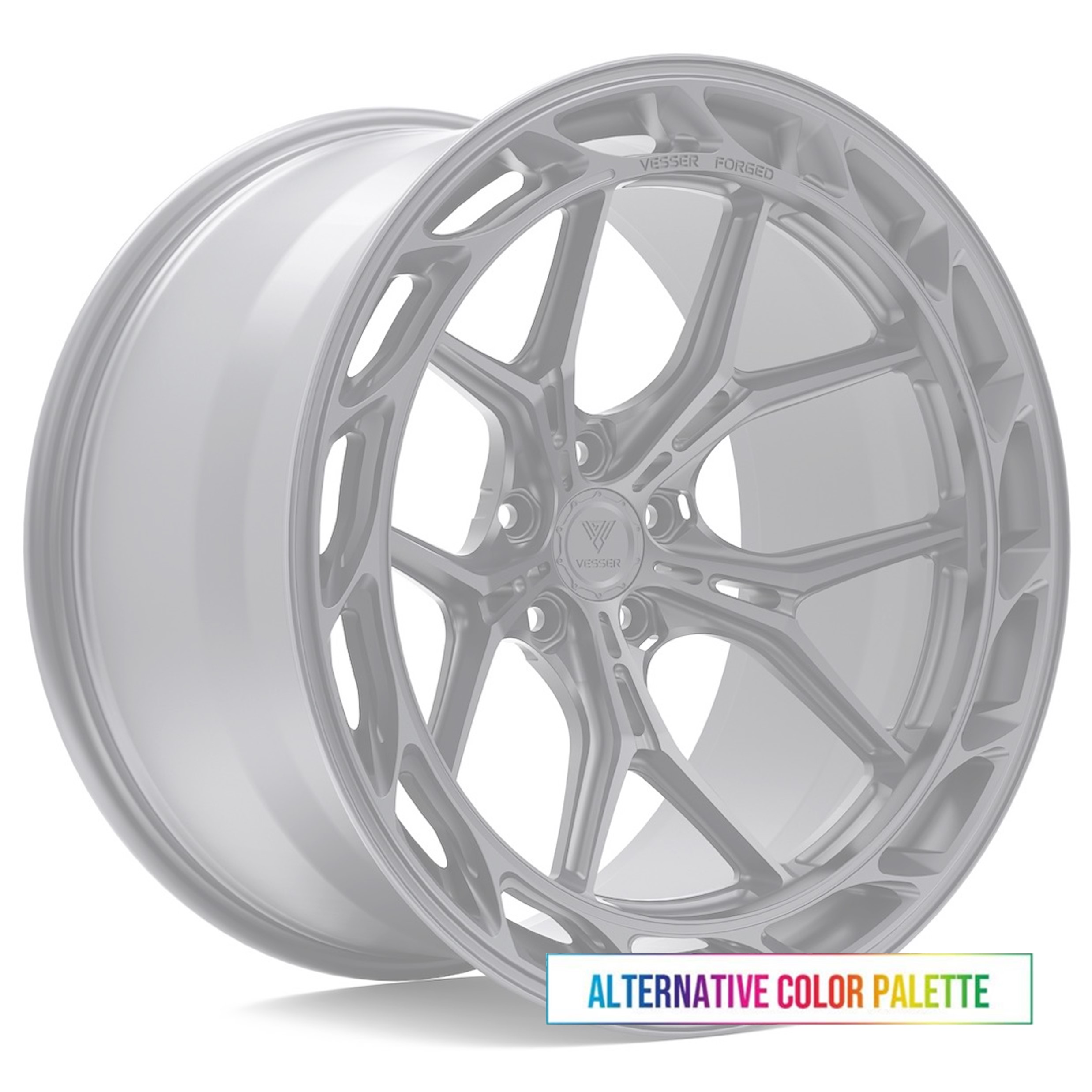 Vesser VSR8 Right 21x11.5 ET17 5x112 Custom Finish (Farbe frei wählbar)