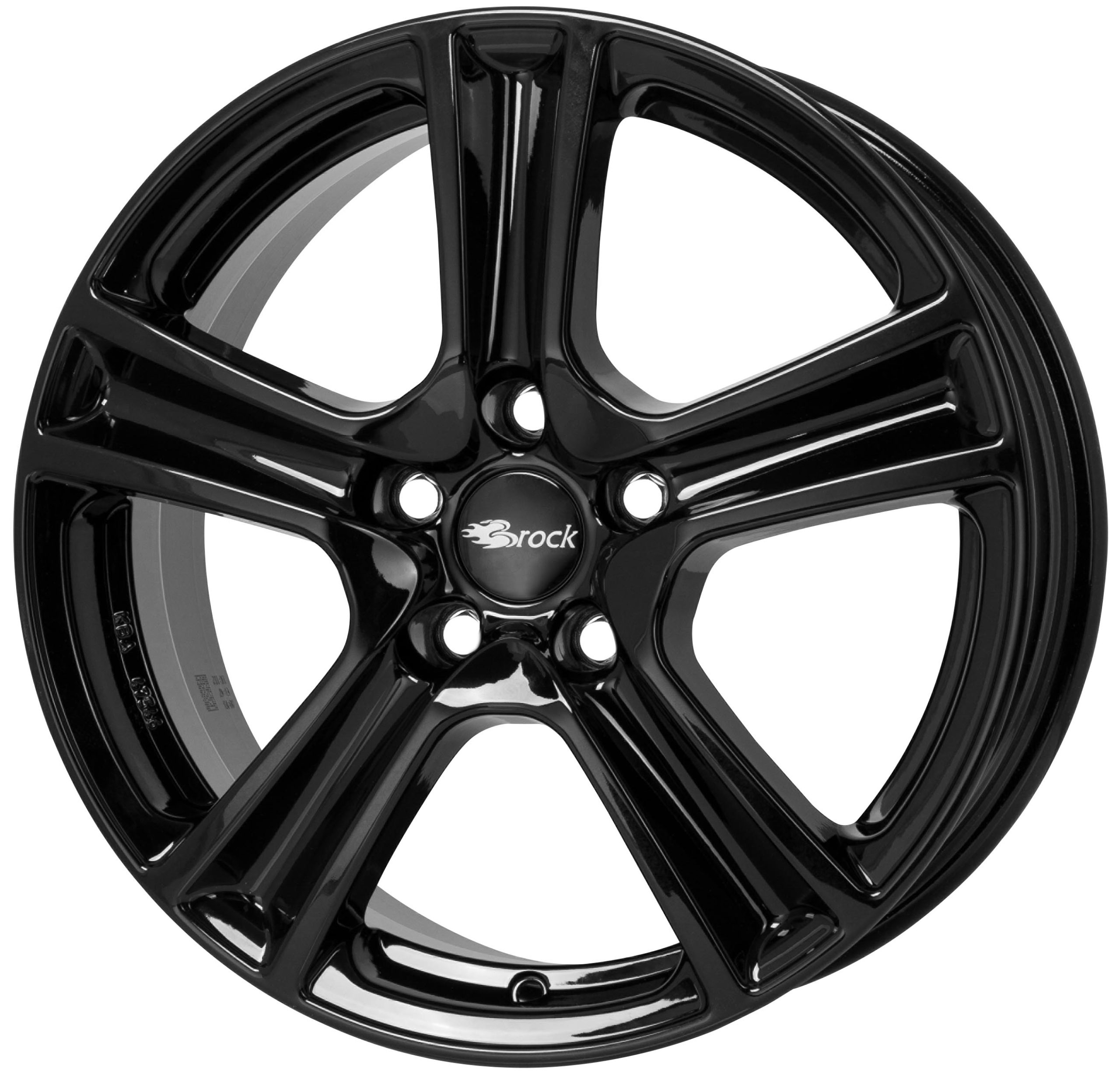 RCDesign RC19 16x6.5 ET31.5 5x114.3 Schwarz Glanz (SG)