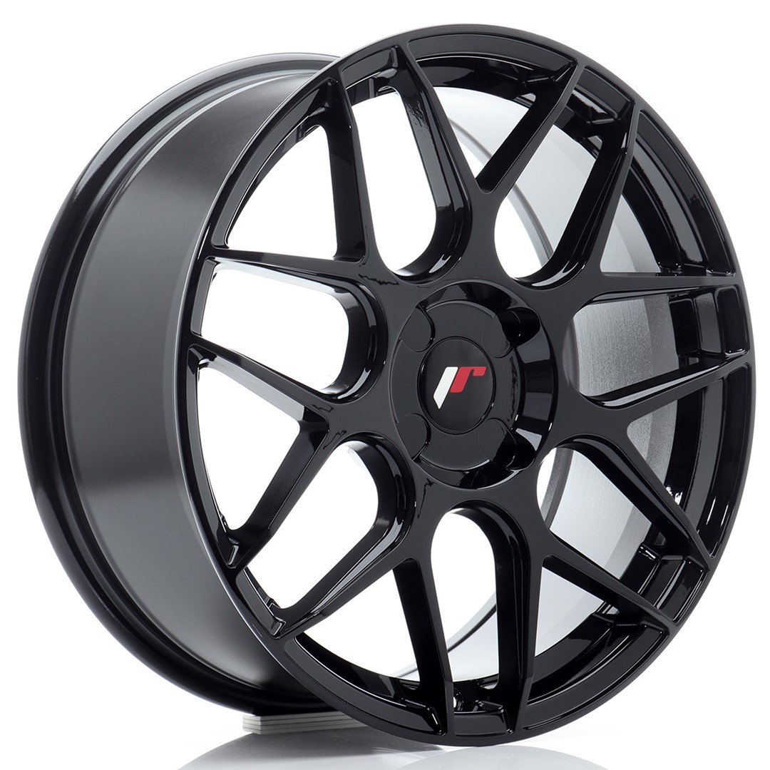 Japan Racing JR18 18x7.5 ET20-40 Nero Lucido (ET e PCD selezionabili liberamente)