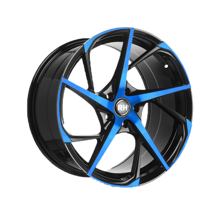 RH RB12 19x9.5 ET40 5x120 Color Polished - Blue