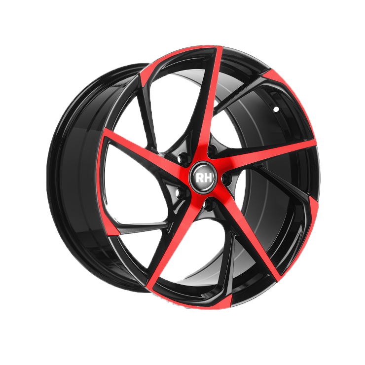 RH RB12 19x9.5 ET40 5x120 Color Polished - Red