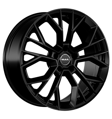 MAK STILO 20x8.5 ET36 5x114.3 Gloss Black