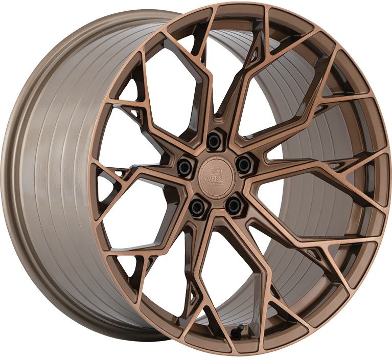 Aversus DARKFORCE 22x11 ET36 5x112 Gloss Bronze Bronze Brushed