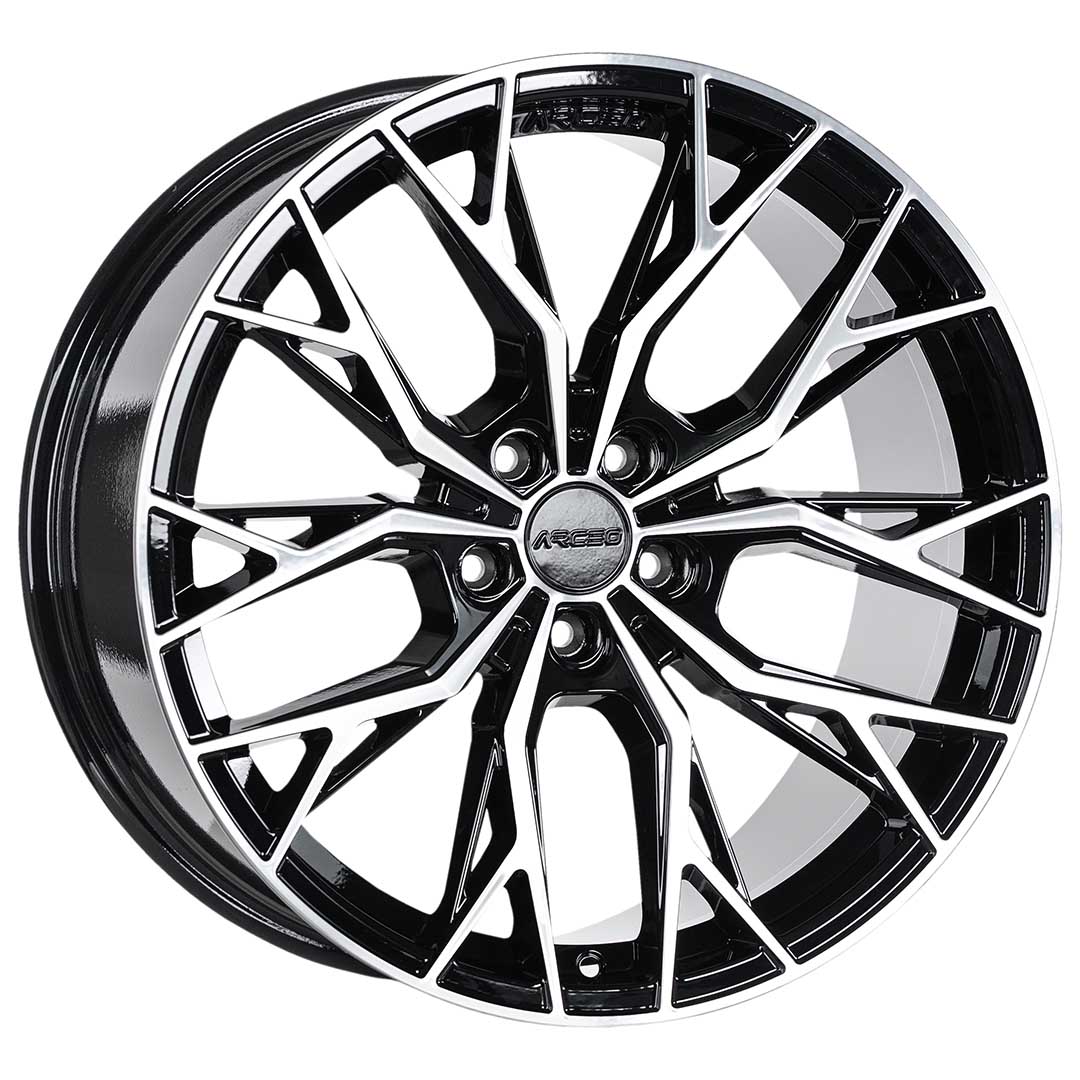 Arceo ROMA 20x10 ET40 5x112 Black Diamond
