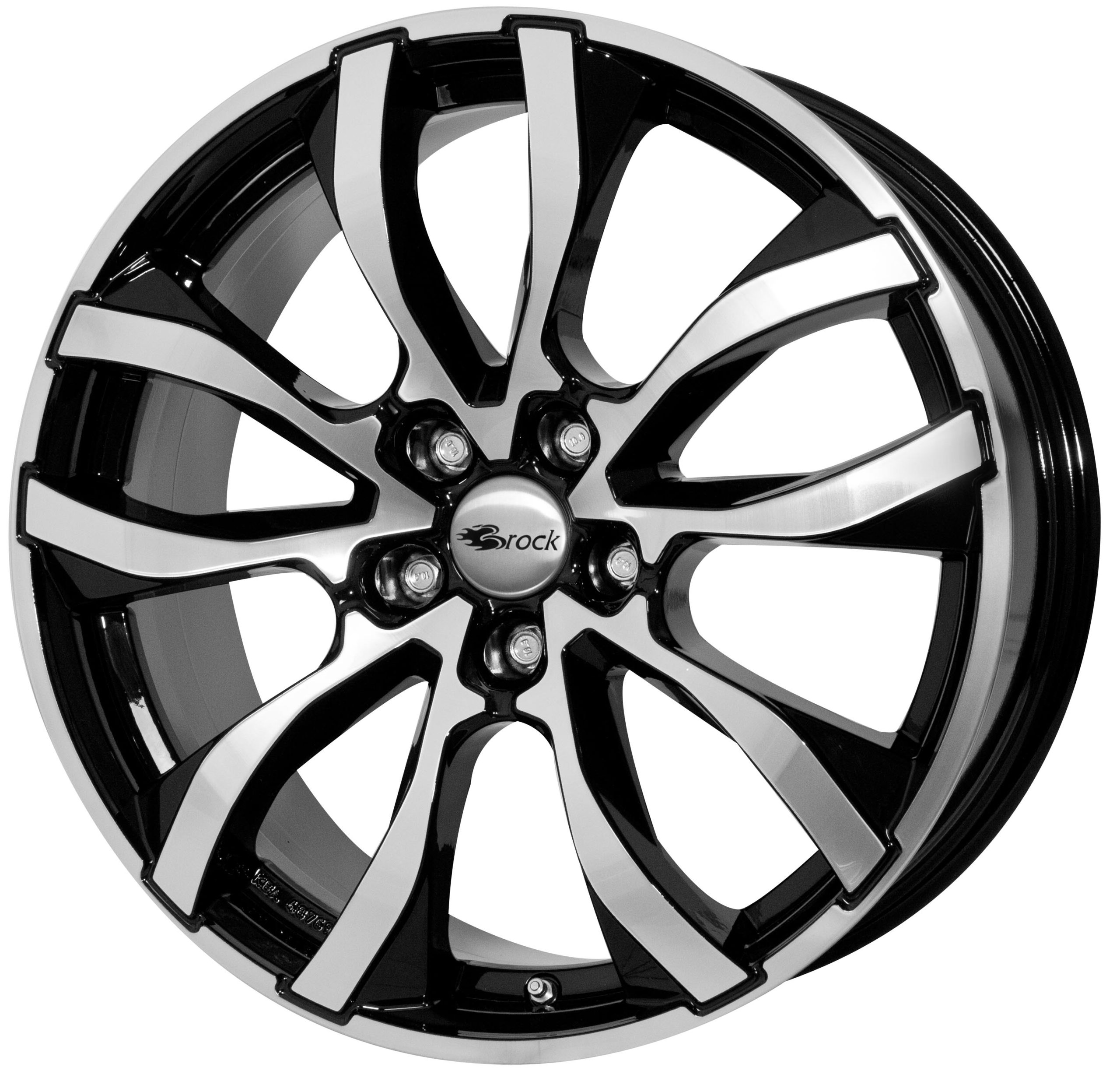 RCDesign RC23 17x7.5 ET38 5x114.3 Noir Brillant Poli (SGVP)