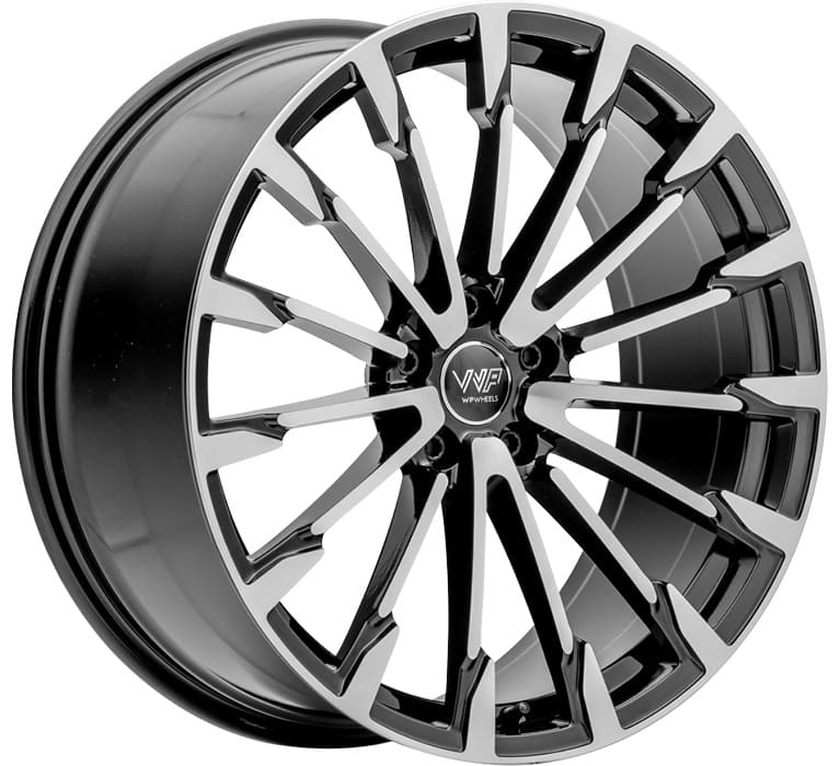 WP Wheels 563 in Glanz Schwarz Frontpoliert Farbe