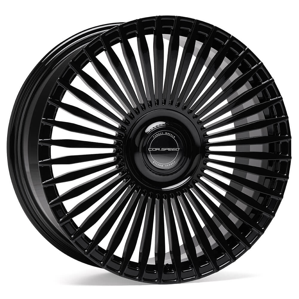 Corspeed Forged F02 20x10 ET und LK frei wählbar, Higloss Black