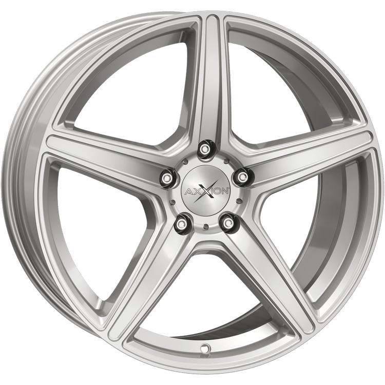 Axxion AX7 21x9 ET35 5x112 Solid Titanium Silber Matt Lackiert