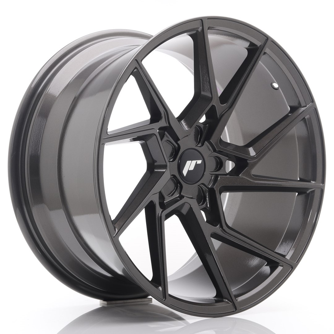 Japan Racing JR33 20x10.5 ET15-30 Hyper Gris (ET et entraxe sélectionnables)