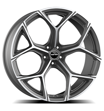 GMP ULTRIVITY 18x7.5 ET46 5x100 Matt Anthracite Diamond