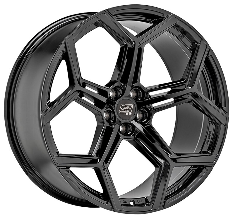 MSW 53 19x9 ET33 5x112 Gloss Black
