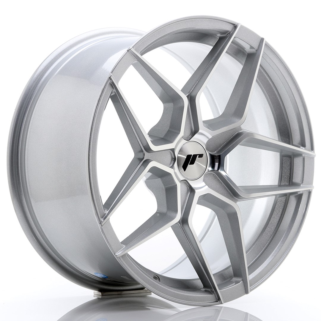 Japan Racing JR34 18x9 ET20-42 Blank (5H) Silver Machined Face