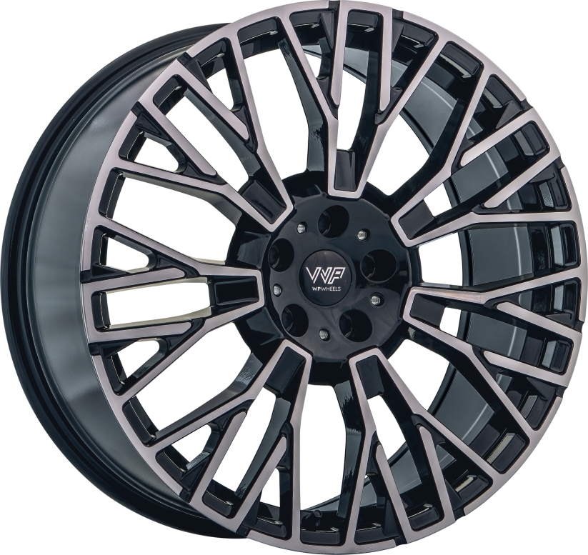 WP Wheels 005 20x9 ET32 5x112 Glanz-Schwarz Frontpoliert