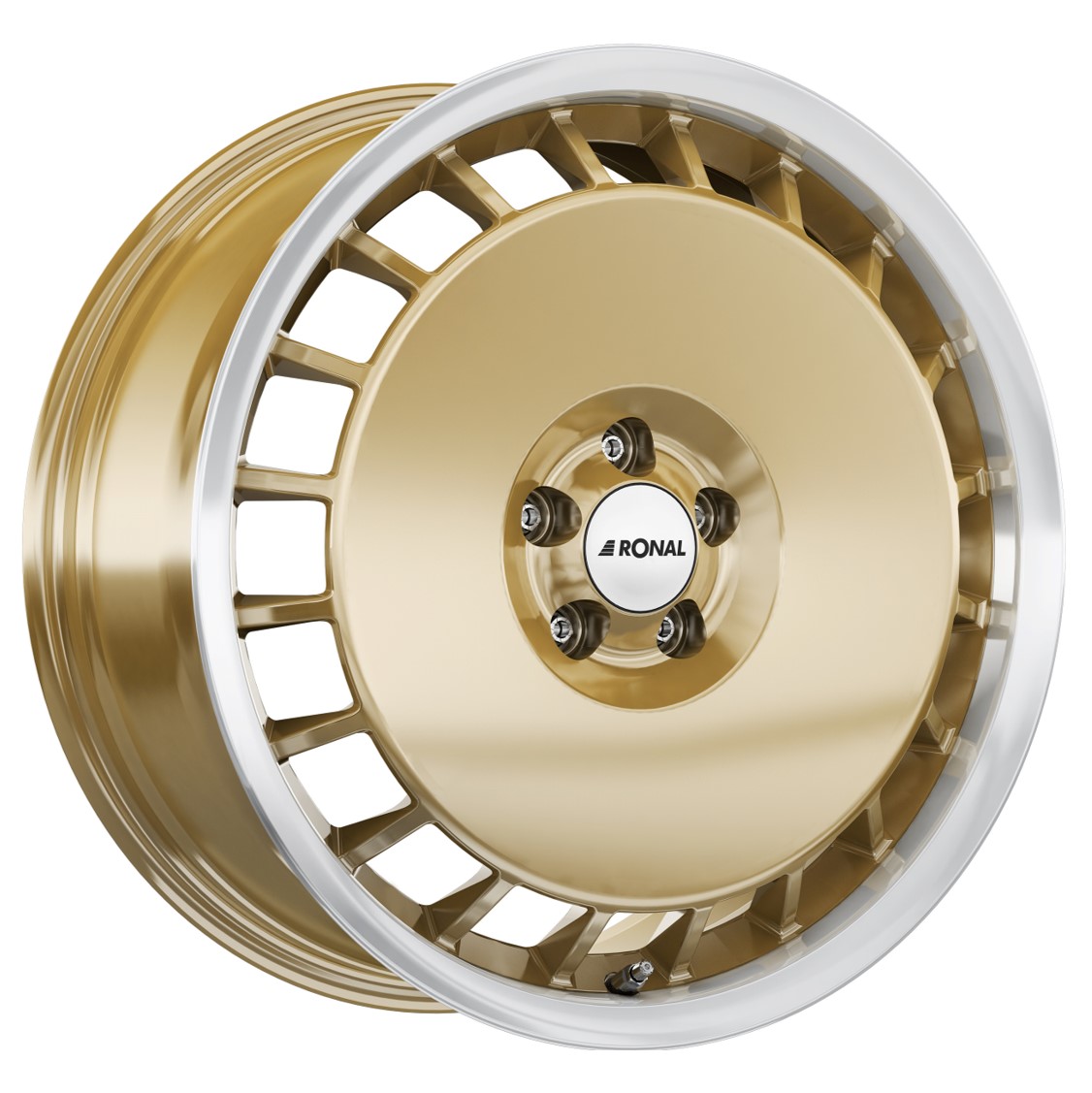 Ronal R50 AERO 18x8 ET45 5x112 Racing Gold Hornkopiert