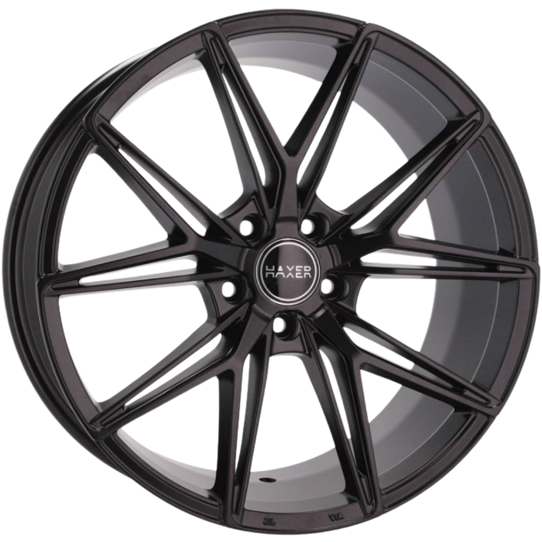 Haxer HX043 19x8.5 ET40 5x108 Black Half Matt