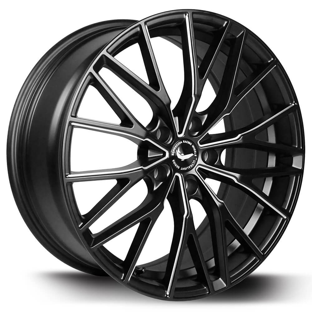 Barracuda PROJECT THREE 20x8.5 ET30 5x110 Mattblack Milled