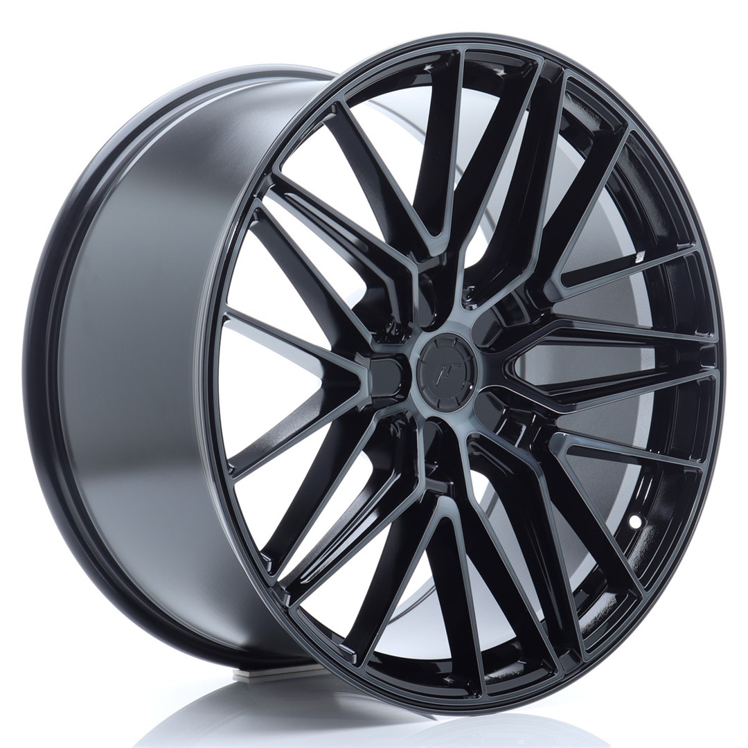 Japan Racing JR38 21x10.5 ET10-46 Blank (5H) Black Brushed Tinted Face