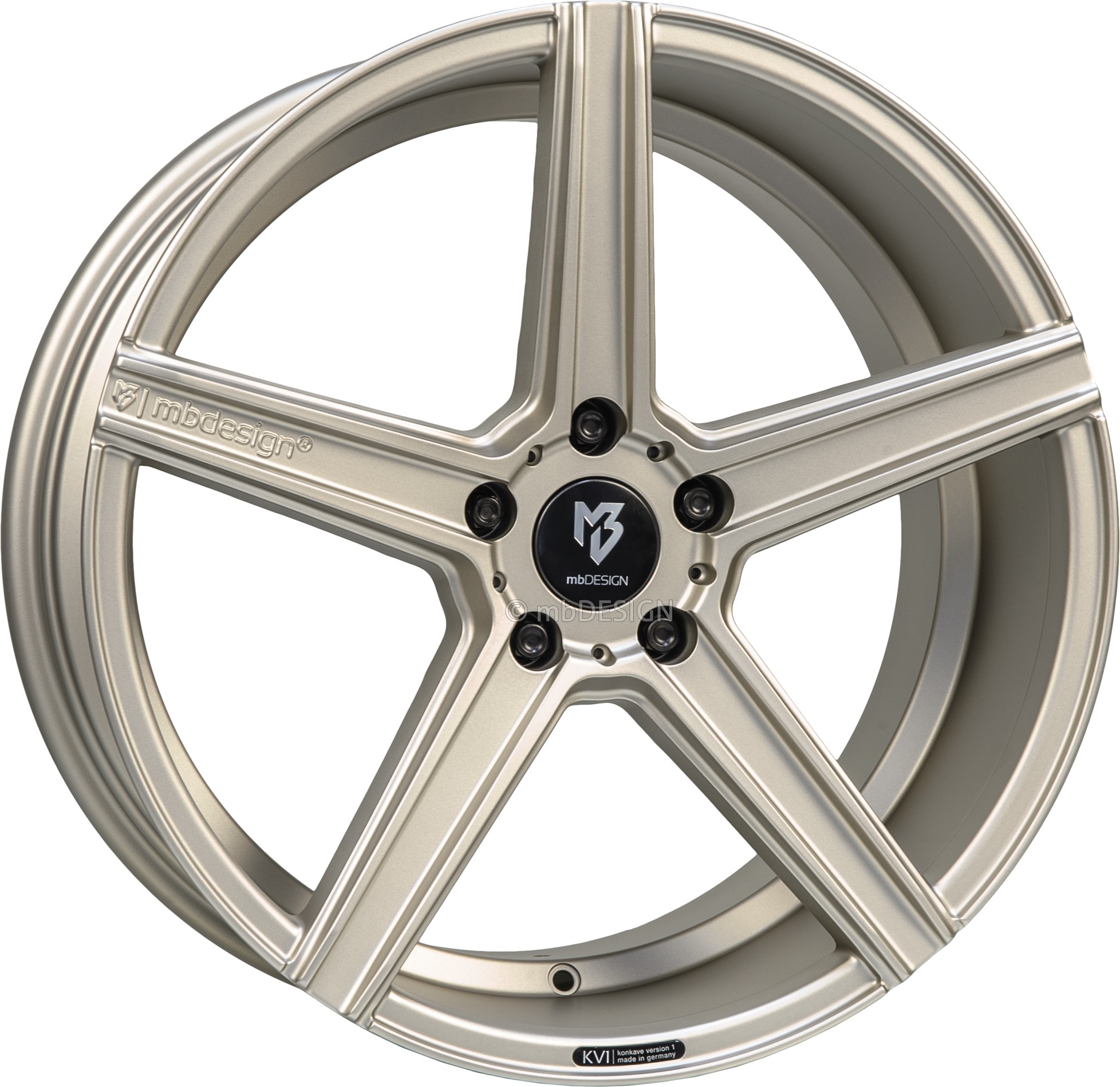 mbDESIGN KV1 20x9 ET20 5x112 Champagner Matt