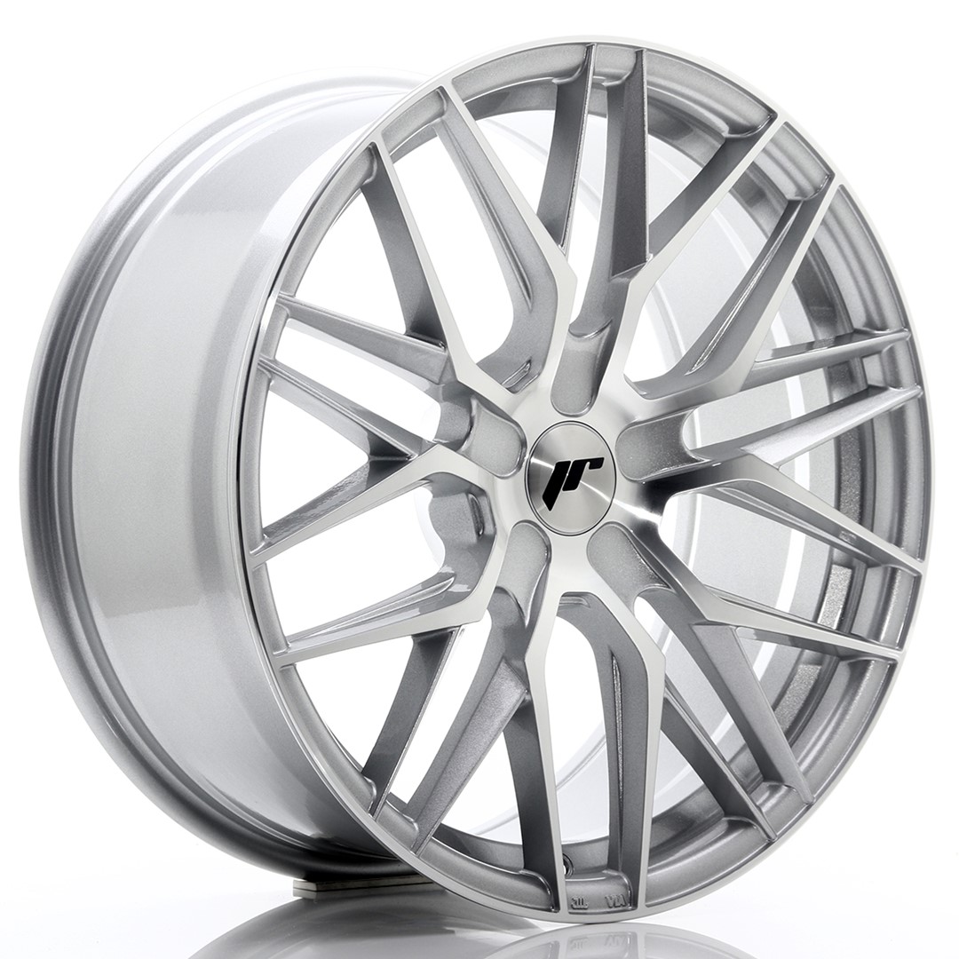 Japan Racing JR28 19x8.5 ET20-40 Silver Machined Face (ET und LK frei wählbar)