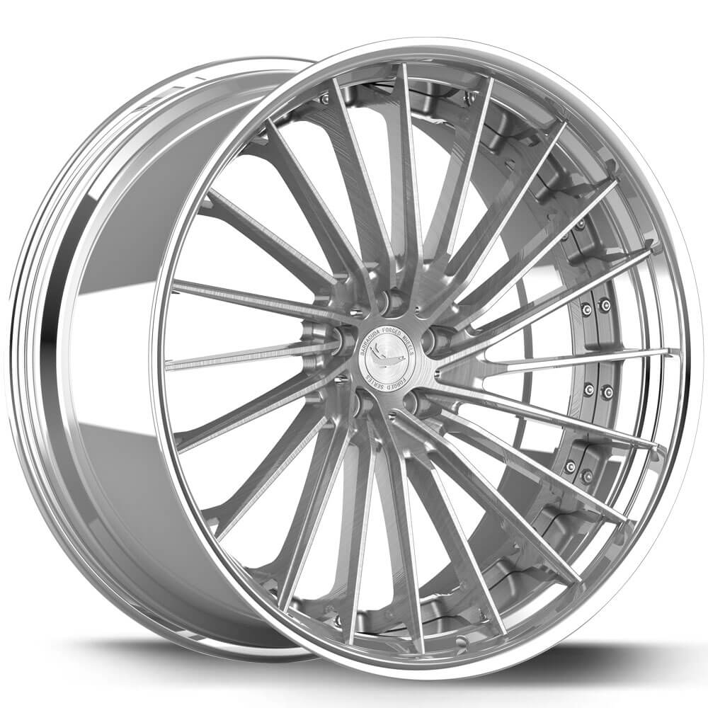 Barracuda G-FORGED F04 22x11.5 ET10 5x112 Silver Brushed