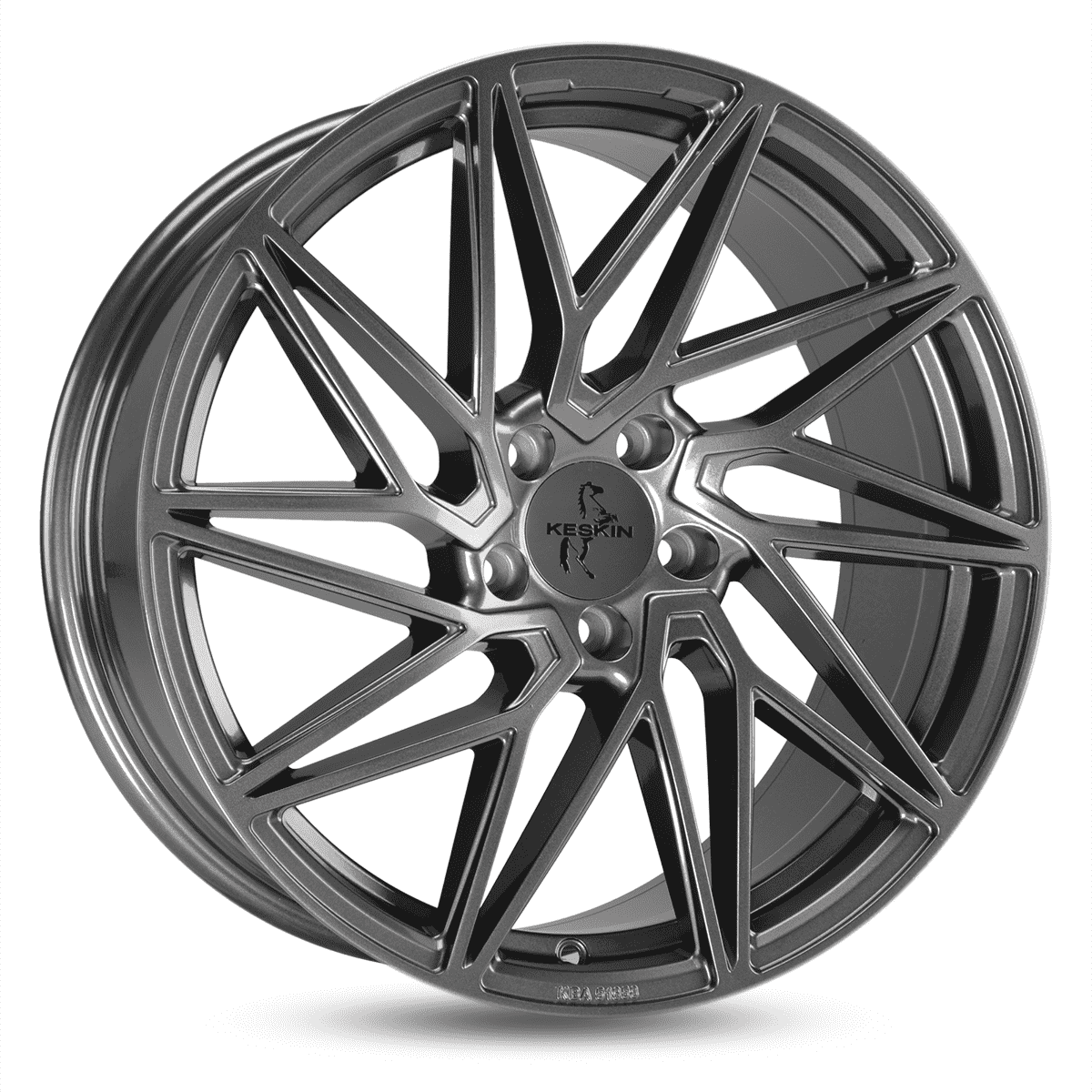 Keskin KT20 19x8.5 ET45 5x108 Palladium Painted